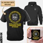 Custom Raac Royal Australian Armoured Corpscotton Printed Shirts Jyyk8