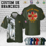 Custom Uk Branchesflag Pocket Hawaiian Shirt 1 Ii4db
