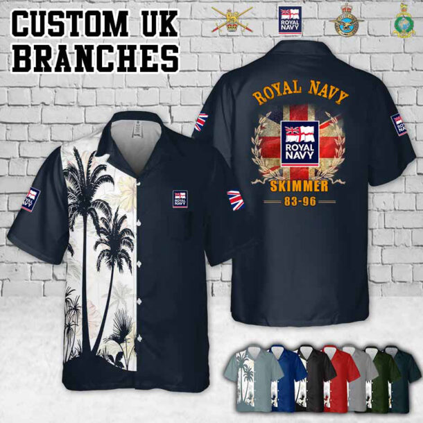 Custom Uk Branchesflag Pocket Hawaiian Shirt 2 Xpu2k