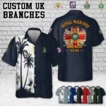 Custom Uk Branchesflag Pocket Hawaiian Shirt 3 F2ovx