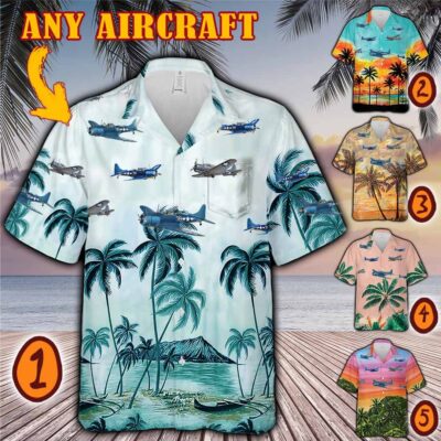 Douglas Sbd Dauntless Pocket Hawaiian Shirt D3ld2
