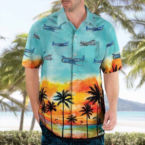 Douglas Sbd Dauntless Pocket Hawaiian Shirt Hs9lw