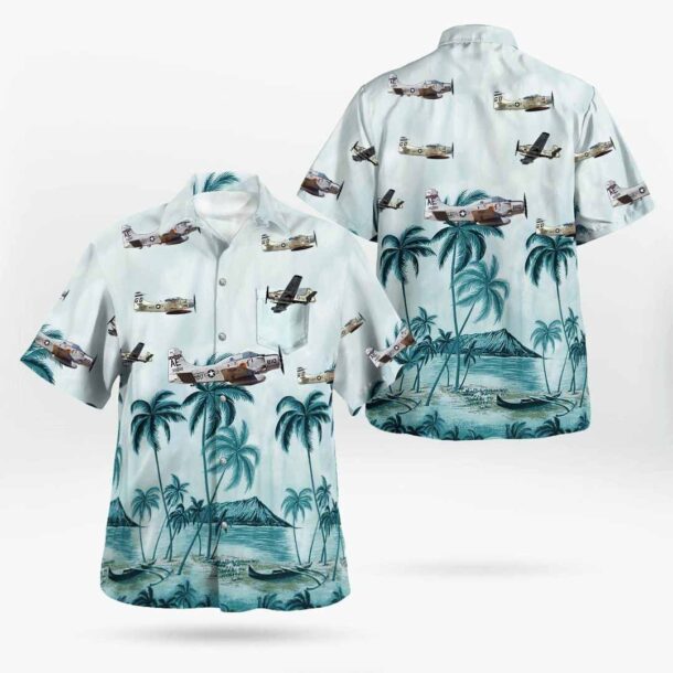 Ea 1f Skyraider Ea1fpocket Hawaiian Shirt Noytv