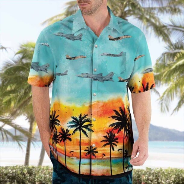 F 14 Tomcat F14 Vf 74 Be Devilerspocket Hawaiian Shirt Gu5l3