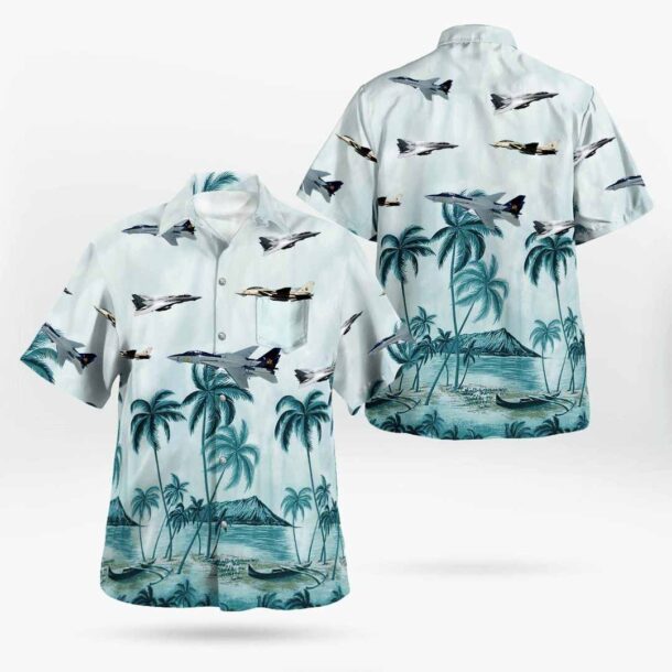 F 14 Tomcat Vf 11 Red Rippers F14 Navypocket Hawaiian Shirt T3g0d