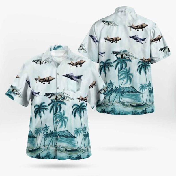 Harrier Jump Jetpocket Hawaiian Shirt Kz0cj
