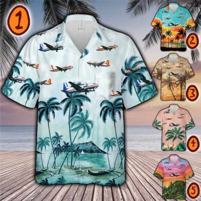 Hawker Siddeley Hs 748 1pocket Hawaiian Shirt J0hfi