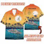 HMAS Perth II (DDG 38)_Sunset Hawaiian Shirt