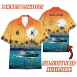 HMAS Aware_Sunset Hawaiian Shirt