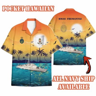 Hmasfremantlesunset Hawaiian Shirt Ppvnx