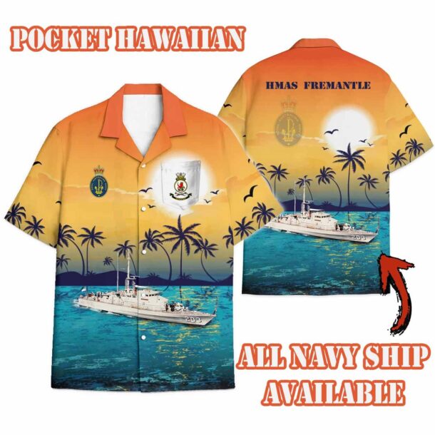 Hmasfremantlesunset Hawaiian Shirt Ppvnx
