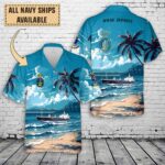 HMAS Jeparit_Art Print Pocket Hawaiian Shirt