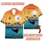 HMAS Ovens_Sunset Hawaiian Shirt