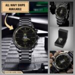 HMAS Penguin_Military Black Wrist Watch