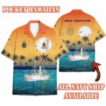 HMAS Protector_Sunset Hawaiian Shirt