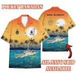 HMAS Quadrant_Sunset Hawaiian Shirt