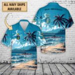 HMAS Shoalhaven_Art Print Pocket Hawaiian Shirt