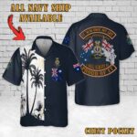HMAS Wallaroo_Flag Hawaiian Shirt