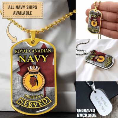 Hmcs Iroquois Ddg 280dogtag Dc3le