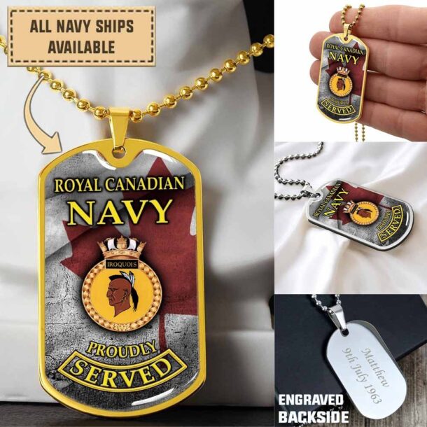 Hmcs Iroquois Ddg 280dogtag Dc3le
