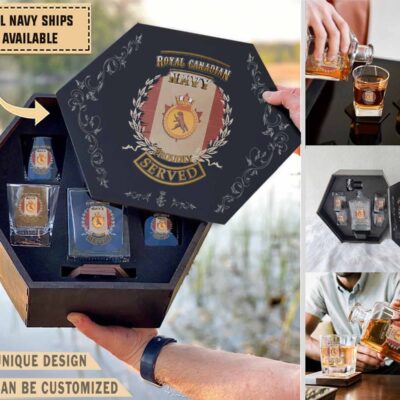 Hmcs Nonsuchmilitary Decanter Set A409i