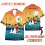 HMCS Oriole_Sunset Hawaiian Shirt