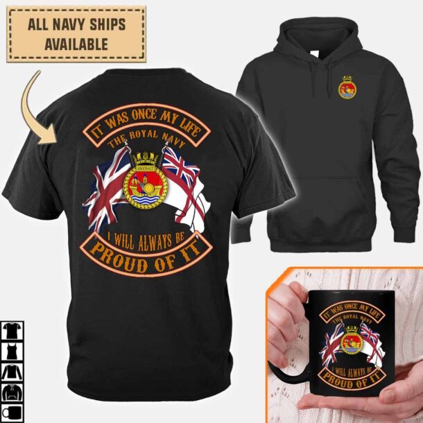Hms Argonaut F56cotton Printed Shirts Ftv6f