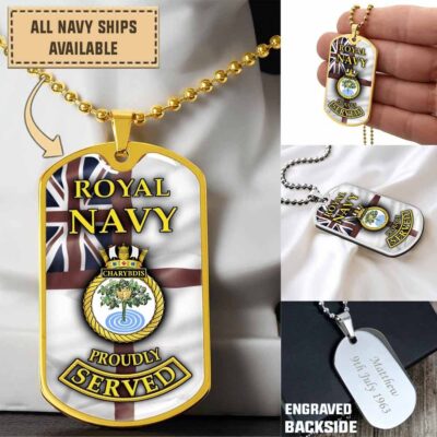 Hms Charybdis F75dogtag 7357m