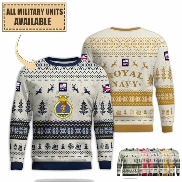 Hms Dauntless D33premium Ugly Sweater Tasoc