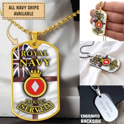 Hms Diamond D34dogtag Aqqsb