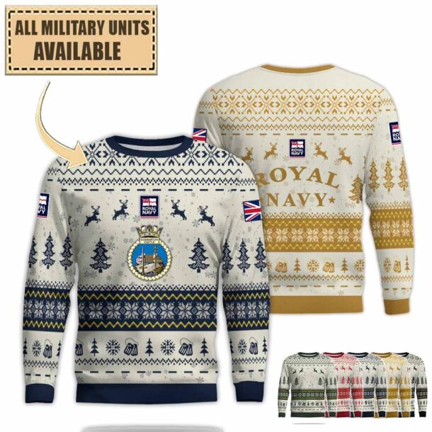 Hms Dumbarton Castle P265premium Ugly Sweater 7fudz