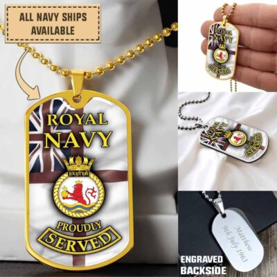 Hms Exeter D89dogtag Bmm5g