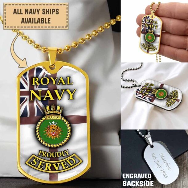 Hms Grafton F80dogtag 6r34h