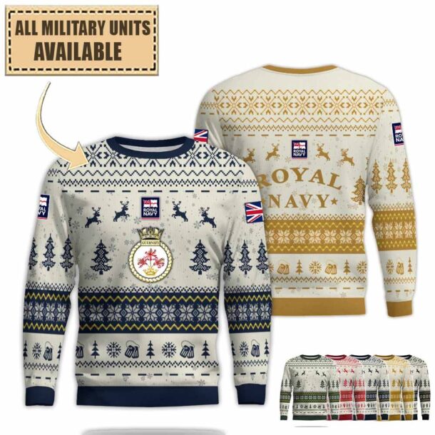 Hms Guernsey P297premium Ugly Sweater A64gu