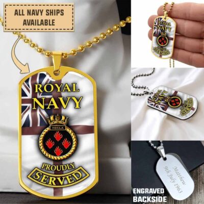 Hms Hecla A133dogtag Nxbzr