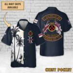 HMS Hecla (A133)_Flag Hawaiian Shirt