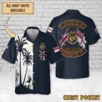 HMS HYDRA (A144)_Flag Hawaiian Shirt