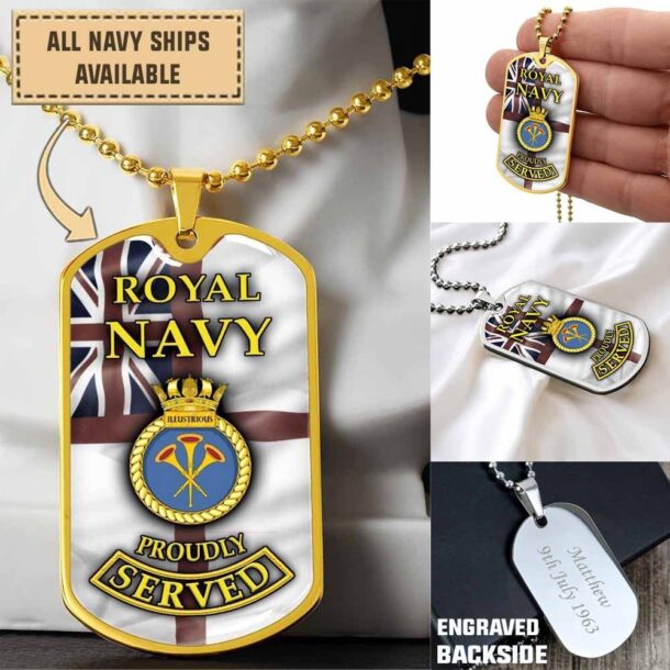 Hms Illustrious R06dogtag Pf344