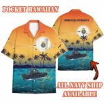 HMS Illustrious (R06)_Sunset Hawaiian Shirt