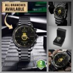 HMS Jupiter (F60)_Military Black Wrist Watch