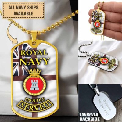 Hms Newcastle D87dogtag Ql0xw