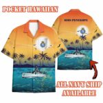 HMS Penelope (F127)_Sunset Hawaiian Shirt