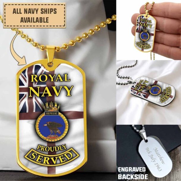 Hms Repulse 1916dogtag Uw6pd