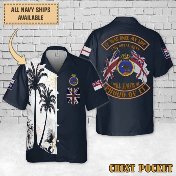 Hms Repulse 1916flag Hawaiian Shirt 8m36m