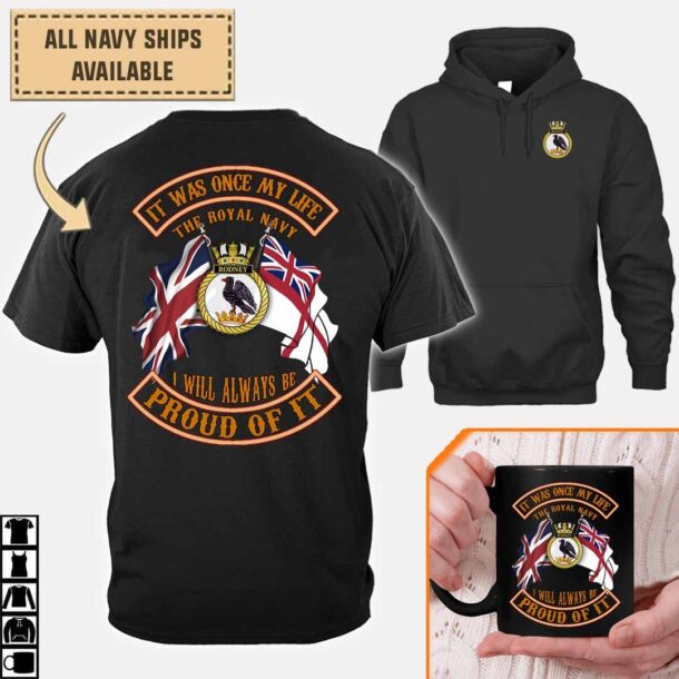 Hms Rodney 29cotton Printed Shirts 2ttll