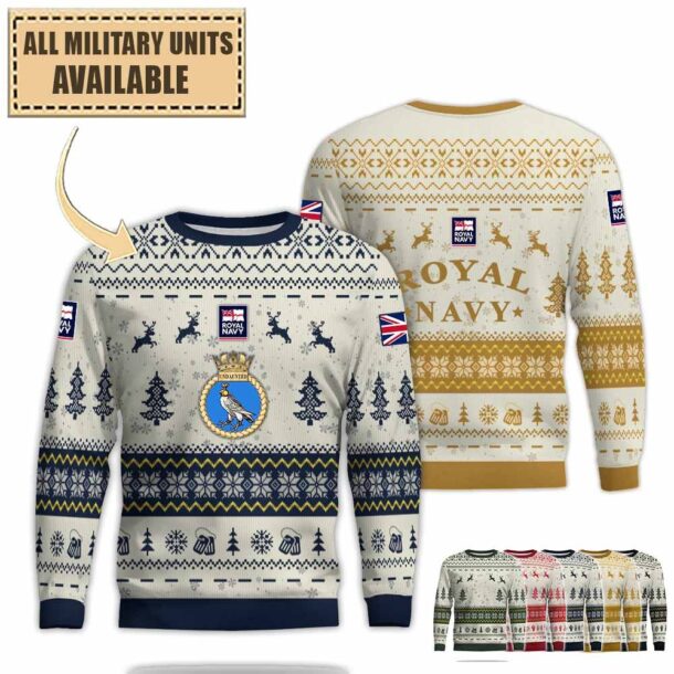 Hms Undaunted F53premium Ugly Sweater 7lkm6
