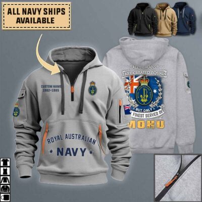 Maritime Operational Health Unit Mohuquarter Zip Hoodie S370p