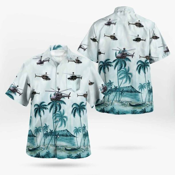 Oh 58 Kiowa Oh58pocket Hawaiian Shirt A76pr