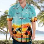 P 8 Poseidon P8pocket Hawaiian Shirt L06ns