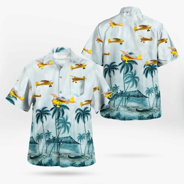 Piper Pa 17 Pa17pocket Hawaiian Shirt 5m1sn